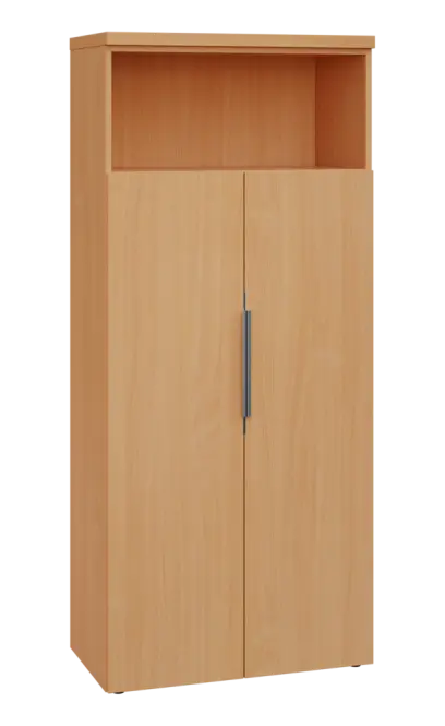 SIN 5 - 82DN kancelářská skříň, 2-dveřová/nika, 1820x800x400, buk royal